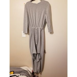 Gray jumpsuit
